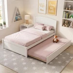 Trundle Bed Twin, Solid Fres With Headboard And Wooden. Fixed Price $251.99.