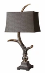 Uttermost 27960 Stag Horn Table Lamp Burnished Bone Ivory. Fixed Price $547.20.