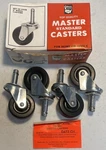 Master Casters Standard 2" Wheel Set Of D472CH-ZN. Fixed Price $15.00.