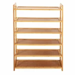 6 Layers Bamboo Shelf Tier Wood Home Furniture Entryway Storage Rack Shoe Us. Fixed Price $35.99.