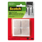 Scotch Square Felt Pads: In. / 16-PACK (beige). Fixed Price $7.98.