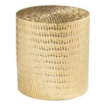 Sei Furniture Doylin Round End Table With Brass Cladding Gold. Fixed Price $238.09.