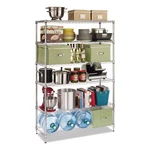 Alera Nsf Certified 6-SHELF Wire Shelving Kit, 48W X 18D 72H, Silver. Fixed Price $191.92.