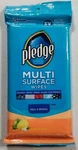 Sc Johnson Pledge Multi Surface Wipes Fresh Citrus Peel & Reseal. Fixed Price $9.99.