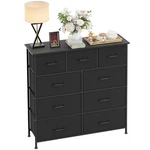 9-DRAWER Fabric Dresser, Wide Chest Of Drawers Storage Unit With Metal Frame. Fixed Price $47.49.