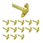 Bright Brass Stair Carpet Adjustable Rod Runners With Brackets Renovators Supply. Fixed Price $587.99.