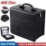 400 Disc Cd Dvd Storage Case Black Media Organizer Album Holder Wallet Bag. Fixed Price $17.99.