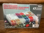 Darice Bead/jewelry Clear Organizer - 17 Compartments (new Sealed). Fixed Price $15.99.