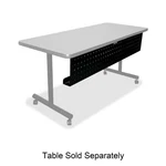 Lorell LLR60684 Modesty Panel 42"W X 3"D 10"H Steel Black. Fixed Price $216.49.