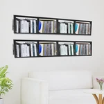 2X Floating Shelf Wall Mount Cd Dvd Rack Media Storage Organizer Shelves Large. Fixed Price $46.57.