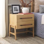 Tiona Natural/brown 2-DRAWER Nightstand & Accent Table For Chic Storage. Fixed Price $365.99.