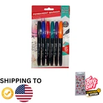6 Pcs In 1 Set Permanent Marker For Home School Office Good Use And Fast Dry. Fixed Price $15.90.