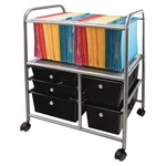 Advantus Letter/legal File Cart With Five Storage Drawers. Fixed Price $392.06.