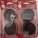 2 Pk Shepherd 9077 1-3/4" Round Cushioned Rubber Furniture Cups (4 Ct) Free Ship. Fixed Price $12.99.