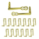 Stair Carpet Runner Holder Clips Solid Cast Brass 5.25" Swivel Pack Of 13. Fixed Price $284.99.