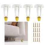 Kitchen Cabinet Feet, 4.72" Modern Table Legs,acrylic For Furniture,clea.... Fixed Price $37.83.