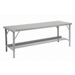 Global Industrial Heavy Duty Workbench W/ Steel Square Edge Top 84"W X 34"D Gray. Fixed Price $535.01.