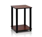 Set Of 2 Furinno Turn-n-tube Haydn Engineered Wood End Table Dark Cherry/black. Fixed Price $49.99.
