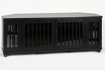 Leslie Dame TVCO-60 Black Corner Television Stand Media Storage Discontinued. Fixed Price $299.99.