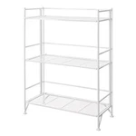 Convenience Concepts Xtra Storage 3 Tier Wide Folding Metal Shelf, White. Fixed Price $80.89.