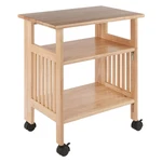 Winsome Mission 2-SHELF Wood Mobile Printer Stand Brown 81628. Fixed Price $149.47.