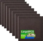 8 Pack Brown Self Adhesive Felt Pads Cut Shape Floor Protectors For Furniture. Fixed Price $11.09.