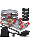 Furniture Movers With 5 Wheels & Lifter Set - Supports 2300 Lbs, Includes Bra.... Fixed Price $25.39.