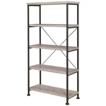 Coaster Analiese 4-SHELF Open Farmhouse Wood Bookcase In Gray. Fixed Price $220.49.