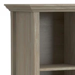 Simpli Home Amherst Transitional Solid Wood 8 Cube Bookcase In Distressed Gray. Fixed Price $402.09.