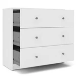 Cajonera Para Ropa Madera Blanca Con 3 Cajones Comoda Muebles Modernas Cuarto. Fixed Price $93.99.
