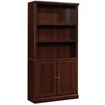 Sauder Select Engineered Wood 3-SHELF Bookcase Cherry Finish. Fixed Price $301.99.