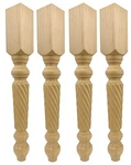 Narrow Roped Walton End Table Leg 21 1/4 In Tall X 3/4 Wide Set Of. Fixed Price $88.00.