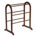 Winsome Eleanor Quilt Solid Wood Blanket Rack Closet Organizer Antique Walnut. Fixed Price $62.99.