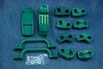 Swingset,play Accessory Kit, Toy Phone, 2 Handles, 8 Climbing Rocks,children. Fixed Price $36.00.