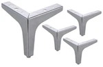Alemon 6" Height Straight Metal Chrome Sofa Legs Replacement Parts With Screw.... Fixed Price $22.51.