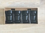 4 Pc Ikea Brattvag Legs 7/8" Black Wood Bed Furniture Risers 803.096.13. Fixed Price $21.98.