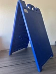 Signicade A-frame Sidewalk Plasticade Sandwich Board. Fixed Price $75.00.