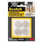 Scotch Felt Pads: In. / 16-PACK (beige). Fixed Price $7.99.