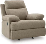 Yarrow Lane Classic Rocker Recliner With Pillow-top Arms, Light Brown. Fixed Price $1108.99.