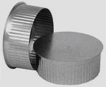Imperial Mfg 3" Galvanized Steel Stove Pipe Round Crimped End Cap Furnace GV0732. Fixed Price $14.99.
