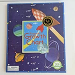 Growth Chart Keepsake: Outer Space New In Box, Eeboo Rocket Stickers. Fixed Price $12.00.