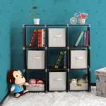 Multifunctional Assembled 3 Tiers 9 Compartments Storage Shelf. Fixed Price $29.44.