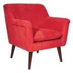 Osp Home Furnishings Dane Fabric Upholstered Accent Chair Red/dark Coffee. Fixed Price $339.99.