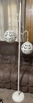 Vtg Retro Ball Floor 2 Light Mid-century Mcm Lamp 1970S Art Deco Cast Metal. Fixed Price $249.99.