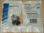 Two Packs Shepherd 89100 1.06" 1-1/16" Nickel Base Rubber Cushion Nail Glides. Fixed Price $15.00.