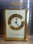 Seiko Westminster-whittington Chime Brass Mantel Carriage Clock QHJ102GLH. Fixed Price $70.00.