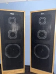 Rca Vintage 33 Inch Floor Speakers Pair Wood Cabinet Home Audio Tower Works. Fixed Price $84.00.