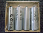 Ikea Bjorli Set Of 4 Stainless Steel Legs (3 7/8") Brand New/sealed Box. Fixed Price $48.00.