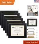 Stylish 11X14 Diploma Frames With Protective Glass - Perfect Graduation Gift. Fixed Price $83.99.