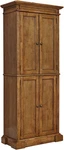 Stylish 72"H Americana Distressed Oak Pantry For Your Home Storage Needs. Fixed Price $514.99.